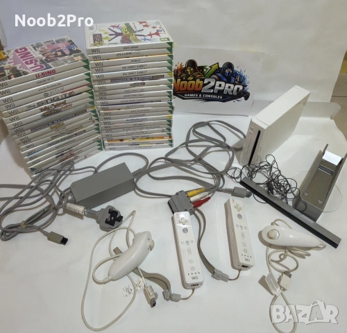 Nintendo Wii Конзола + 2 Контролера + 40 Игри 