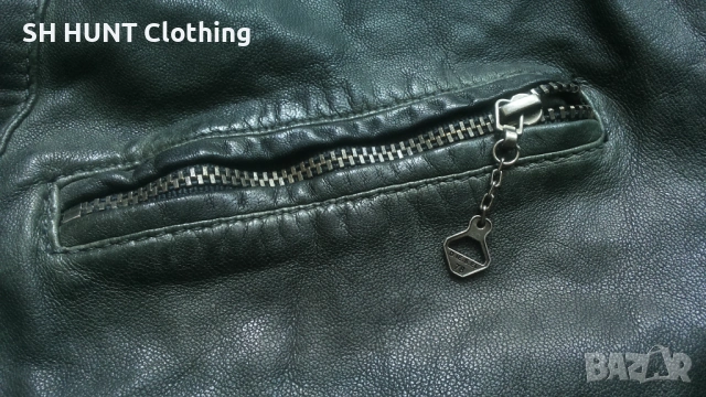 DIESEL LEATHER Jacket Размер XL мъжко яке естествена кожа 18-27, снимка 7 - Якета - 54804741