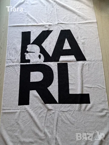 Karl Lagerfeld -плажна кърпа, снимка 3 - Хавлиени кърпи - 55323021