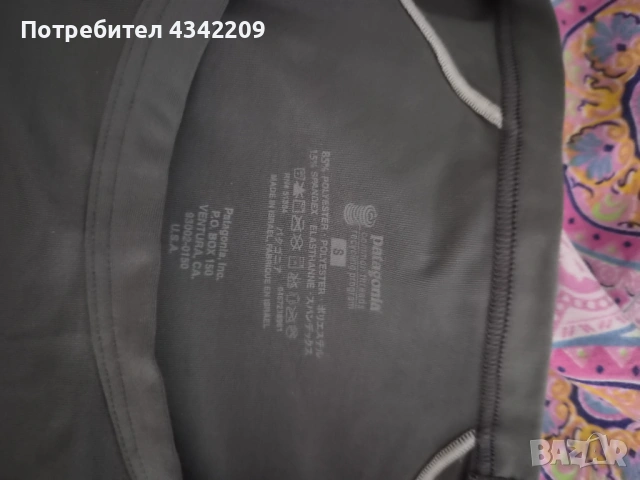 Patagonia Capilene 1 Silkweight Stretch Crew Top, снимка 2 - Спортни дрехи, екипи - 54664263