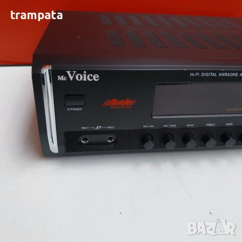 НАЙ ДОБРАТА ОФЕРТА Усилвател / Кариоки McVoice AV-698, снимка 2 - Ресийвъри, усилватели, смесителни пултове - 54606982