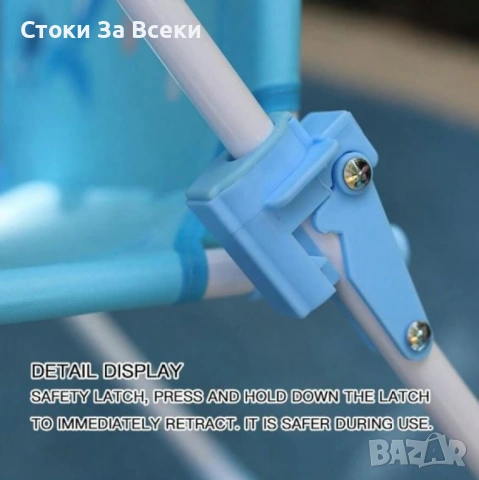 Детски сгъваем стол с чадър за плаж и градина, снимка 11 - Други - 54329052