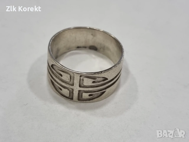 Мъжки сребърен пръстен от серията на Nikol@s., снимка 2 - Пръстени - 54428535