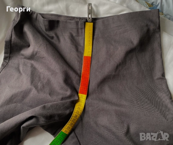 Тъмно кафяв панталон тип "клин", H&M, р-р 40, снимка 8 - Панталони - 54100548