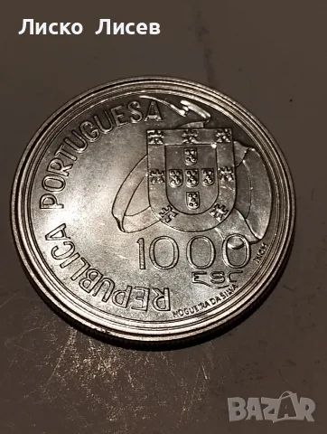 Португалия 1000 ескудо 1994г., снимка 7 - Нумизматика и бонистика - 55587983