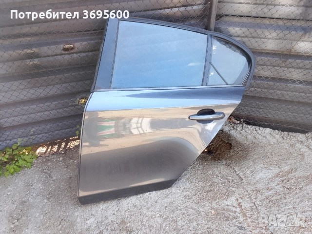 BMW e87 БМВ е87 сиви врати предна задна лява шофьорска врата шофьорско ляво стъкло, снимка 2 - Части - 54361650