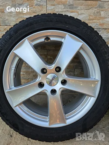 Продавам ОРИГИНАЛНИ джанти+гуми 17 ' цола 5x112 57,1 Audi a4,a6,a8 Pasat 4,5. 7J ET44 DEZENT, снимка 3 - Гуми и джанти - 55468878
