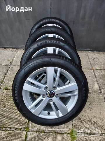 Джанти с гуми 205 55 16 ' 5x112 VW GOLF TOURAN / ФОЛКСВАГЕН 57,1 5х112, снимка 2 - Гуми и джанти - 55269099