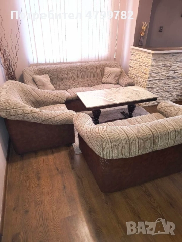 Продавам холна гарнитура, снимка 6 - Дивани и мека мебел - 54226156