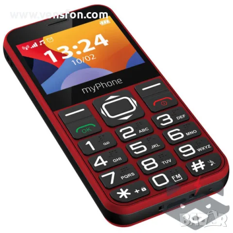 myPhone Halo 3 Телефон за възрастни /Червен/, снимка 3 - Други - 55691782