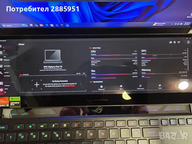 ROG Zephyrus Duo 16 GX650PY, снимка 11 - Лаптопи за игри - 55582684