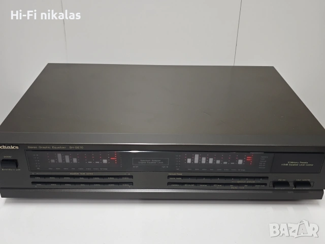 EQ стерео графичен еквалайзер ретро Hi-Fi TECHNICS SH-GE 70, снимка 5 - Ресийвъри, усилватели, смесителни пултове - 54791723