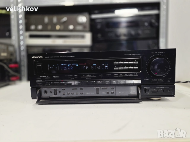 🚀🔥🇯🇵 ЯПОНСКО СТЕРЕО ЧУДОВИЩЕ! Продавам Ресийвър Kenwood KR-V8020 – 11.5 кг Чист Мускул! 🔥🇯🇵🚀, снимка 6 - Ресийвъри, усилватели, смесителни пултове - 55006207