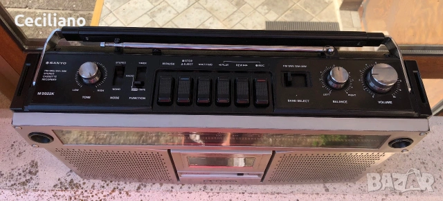 Радиокасетофон Колекция-SANYO M-9922K, снимка 6 - Радиокасетофони, транзистори - 55069549
