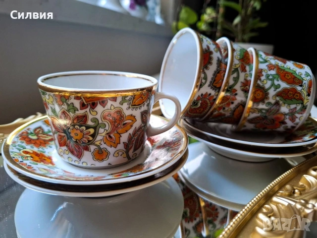 Чаши Изида- декор Кашмир (Заедно или поотделно) , снимка 3 - Чаши - 54943215