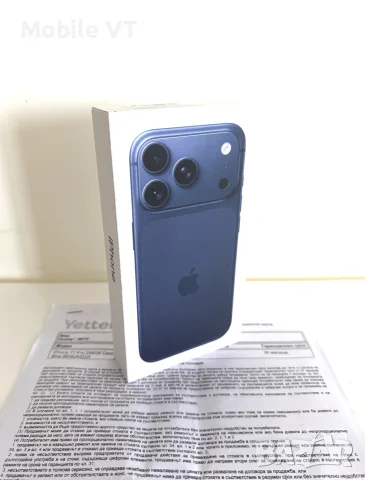 НОВ! iPhone 17 Pro 256GB Deep Blue ГАРАНЦИЯ 36 Месеца!