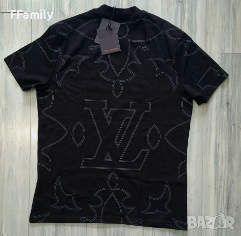 Черна \ Бяла Тениска Louis Vuitton [S - XXL], снимка 7 - Тениски - 54149781