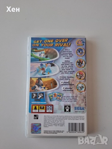 Sonic Rivals PSP Playstation Portable, снимка 2 - Игри за PlayStation - 55178708