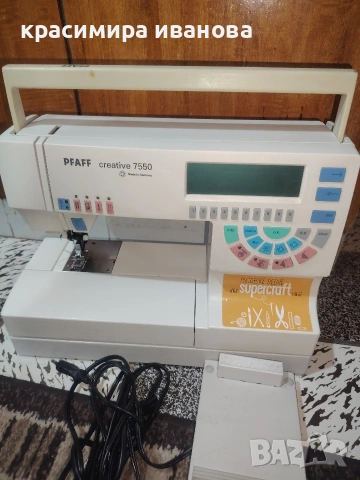 шевна машина Pfaff Creative 7550