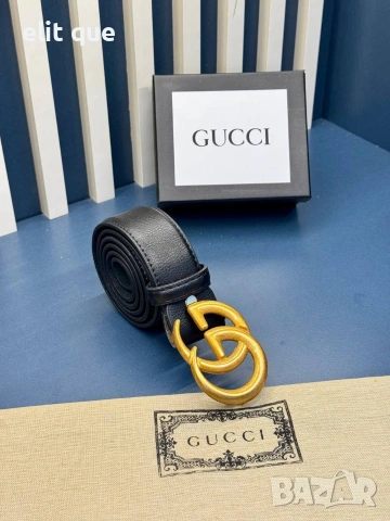 колани от естествена кожа в кутия Gucci , снимка 5 - Колани - 55237040