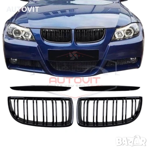 Bmw бъбреци за е90, е91 тунинг решетка, комби, седан, m3
