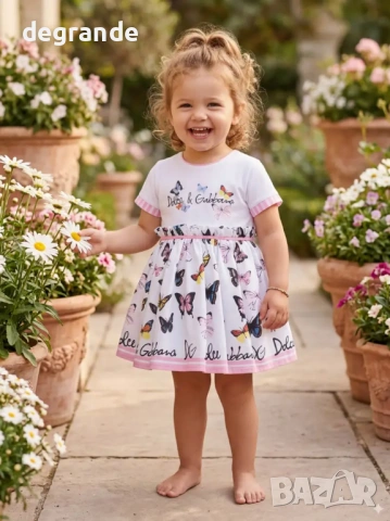 🧸Бебешка рокля D&G от 3м до 2г., снимка 2 - Бебешки рокли - 54814022