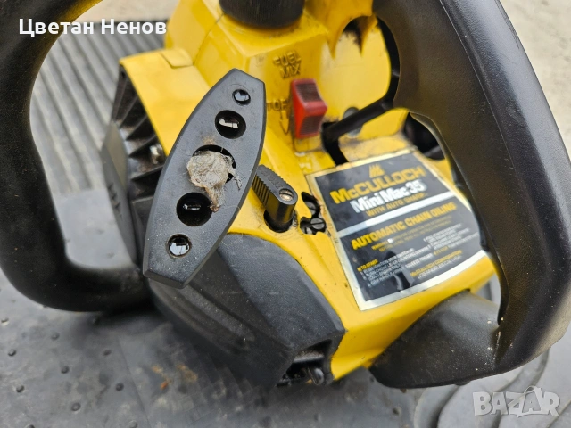 Резачка кастрачка mcculloch mini mac 35, снимка 4 - Градинска техника - 54013771
