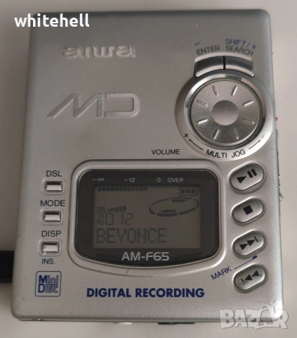 Aiwa AM‑F65 - Walkman Portable MiniDisc Recorder 