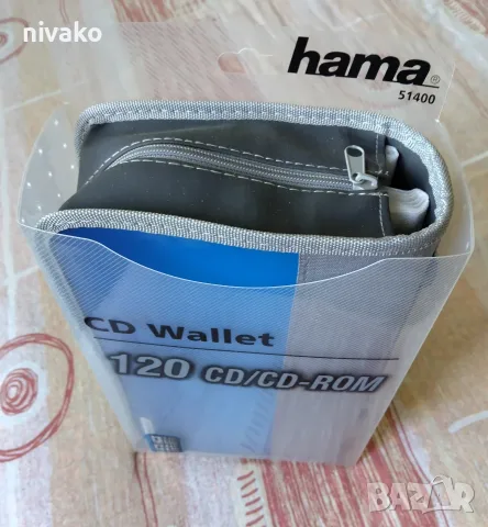 Продавам нов класьор (органайзер, калъф, чанта, портфейл) за CD/DVD Hama за 120 диска, снимка 6 - CD дискове - 55330423