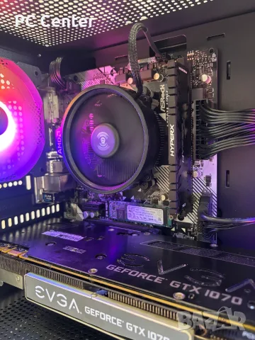 Геймърски компютър AMD Ryzen 5 1600, GTX 1070 8GB, 16GB ram, снимка 4 - Геймърски - 55667248
