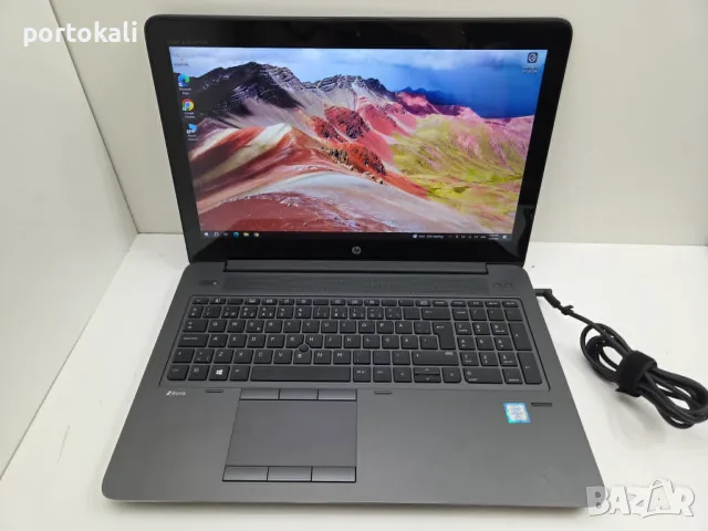 +Гаранция! Лаптоп hp Zbook 15 G4 Intel Core i7-7820HQ / QUADRO M2200 4GB / 16GB RAM, снимка 3 - Лаптопи за работа - 55296046