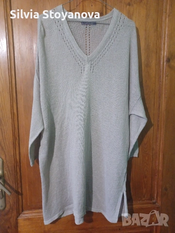 ленена плетена рокля Mango 