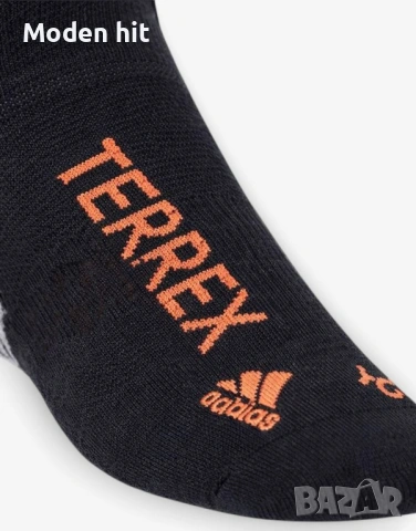 Оригинал! ADIDAS Performance Terrex Heat Ready Trail Running Traxion Socks Black унисекс чорапи, снимка 3 - Дамски чорапи - 54674546