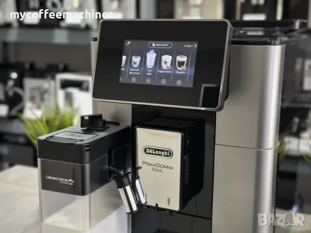 Кафемашина DeLonghi PrimaDonna SOUL ECAM610.74, снимка 9 - Кафемашини - 55629497