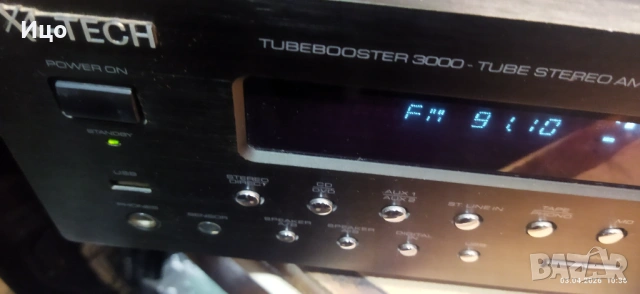 X4-Tech tubebooster 3000 ресивър с лампов пред., снимка 5 - Ресийвъри, усилватели, смесителни пултове - 54078015