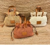 Плетена чанта от памучна материя Bag to Bag, снимка 2