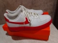 NIKE AIR FORCE 1 LOW '07 WHITE RED MIDSOLE нови естествена кожа #43 Uk 8.5 US-9.5 стелка 275 мм, снимка 10