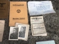 ЛОТ стари немски документи WWII - WwEHRMACHT - ОРИГИНАЛ, снимка 3