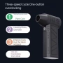 Турбо вентилатор air duster духалка за кола струен Jet fan мини акумулаторен преносим мощен за почис, снимка 3