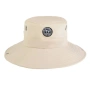 Дамска bucket шапка екрю с метални капси и patch_1235412, снимка 3