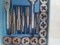Немски комплект плашки, метчици, въртоци за метрични  вътрешни и външни резби Изработени от закалена, снимка 3