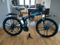 Велосипед Crosslander Compact Elegance 26″ Лeти Капли, Сгъваем Черно/Синьо, снимка 6