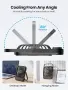 Комплект от 2 броя преносими настолни вентилатори TOPK (TOPK 2-Pack Portable Desk Fan), снимка 6