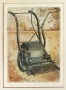 Стара картина, суха игла, литография, офорт, графика, подписана. Warner Hemstede, снимка 2