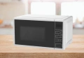 Микровълнова фурна, 700W, 20л., 5 степени на мощност, LED дисплей, Бял, снимка 1