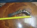 Старинен капсулен пистолет тип „пеперница“ (на английски: pepperbox pistol или pepper-box revolver, снимка 11