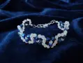 ръчно изработена гривна от лапис лазули и планински кристал, снимка 3