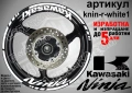 Kawasaki Ninja кантове и надписи за джанти , снимка 9