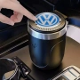 Стилен пепелник за автомобил Volkswagen с LED осветление и капак, снимка 7