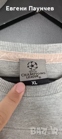 Champion league Manchester United размер XL(L) мъжка фланелка с дълъг ръкав сива , снимка 3 - Блузи - 55409736